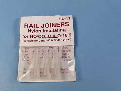 Peco SL-11 Rail Joiners Insulated For Code 100 Rail OO GAUGE • £2