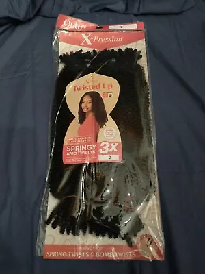 $8.88 • Buy Outre Synthetic Braiding Hair X-PRESSION SPRINGY AFRO TWIST 16 