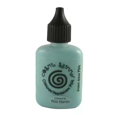 Cosmic Shimmer Pearlescent Coloured PVA Glue 30ml Frosty Aqua • £3