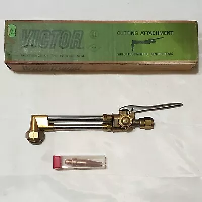 Victor CA1260 Cutting Torch Attachment & 0-3-101 Tip Fits J100C J28 SKH7A J27 • $157