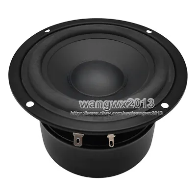 1x 4.5  In 8Ohm 80W Hi-Fi Mid Bass Driver Audio Speaker Stero Woofer Loudspeaker • $84.89