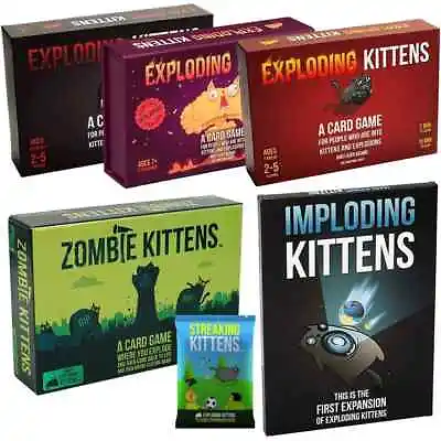 Exploding Kittens Card Game Original Edition NSFW Party Streaking Barking Bears • $16.05