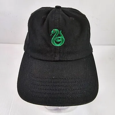 Slytherin Hogwarts House Slideback Adjustable Black Hat / Cap - Harry Potter • $15.75