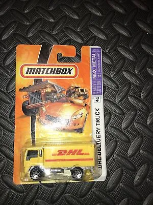 Matchbox 2005 MBX Metal #41 DHL Delivery Box Truck Yellow VHTF LOOK! • $9.70