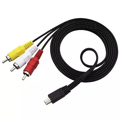 Mini USB To 3 RCA AV Audio Video Cable For Canon EOS Series Digital Camera • $3.54