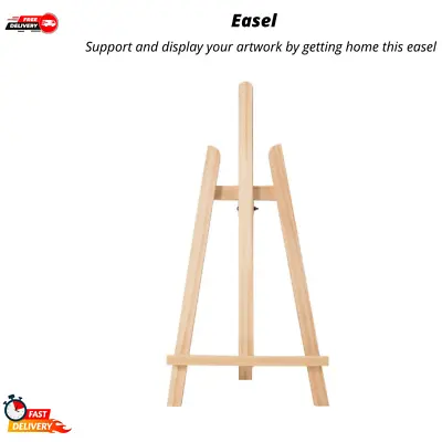 Pine Wood Easel Artist Art Display Painting Shop Tripod Stand Free Shipping AUST • $9.42