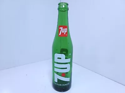 Vintage 7UP 10 Oz Glass Bottle Return For Deposit • $4.99