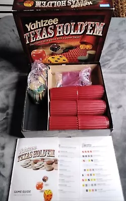 Yahtzee Texas Hold'em Poker Style Dice Game Hasbro - 2004 - NEW OPEN BOX • $9.99