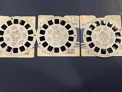 Lot Of 3 View-Master Reel The Coronation Of Queen Elizabeth II By Sawyers RARE • $9.95