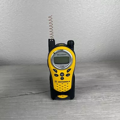 Motorola TalkAbout T7200 Yellow 22-Channels GMRS/FRS Two-Way Radio Walkie Talkie • $22.28