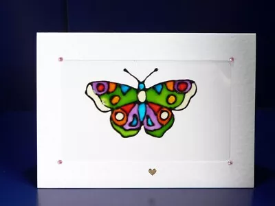 £3.50 • Buy Hand Painted Butterfly Greetings Or Occasion Card