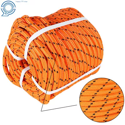 1/2 X200' Double Braid Polyester Bull Tree Clamping Tree Rope Line Nylon Core • $58.15