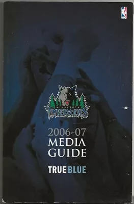 2006-07 Minnesota Timberwolves NBA Basketball Media Guide Record Book • $3.95