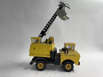 Vintage Early 1970's Yellow Mighty Tonka Crane Complete With Clam As Is • $79.99