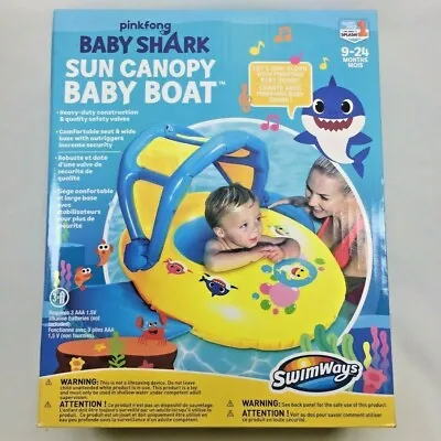 Baby Shark Sun Canopy Baby Boat Swim Ways • $9.99