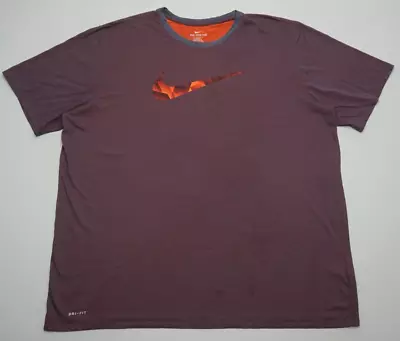 Nike Dry-Fit T-Shirt Size 4XL XXXXL PIT TO PIT Is 29 Inches Label 4XLT • £19.99