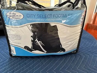 Baby Jogger City Select Footmuff Black • $55