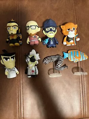 Kidrobot Adult Swim Lot Of 8 Samurai Jack Smarf Robot Chicken Venture Bros • $75