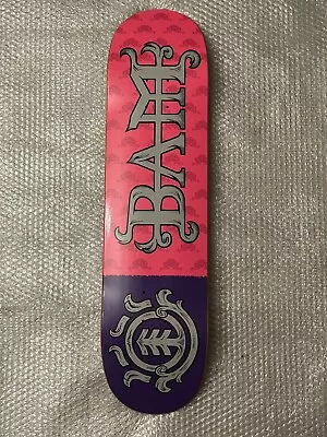 $375 • Buy RARE Bam Margera HIM Pink Element Life Pro Model Skateboard Deck VTG STYLE Y2K