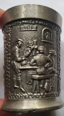 Grenningloh Goblets Pewter Tumbler Goblet Wine Cup  Vintage GERMANY  Shot Glass  • $13