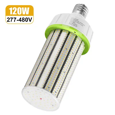 LED Corn Light Bulb E39 Mogul Base 120W 277-480V Warehouse  Street Garage Lights • $72.24