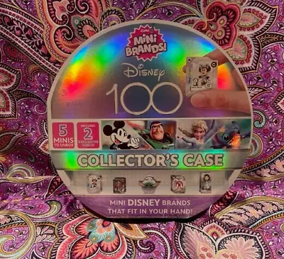 Disney 100 Mini Brand Collector's Case With 5 New Min Figures With Exclusives • $14.95