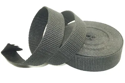 25mm Webbing - 5 Metres - Upholstery Bag Belt Tape Strap - Canvas Tent Strapping • £4.79