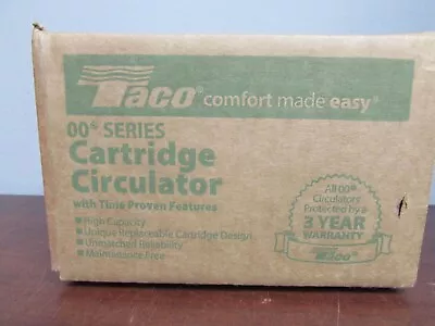 New Taco 006-b4 Bronze 3/4  Sweat 00 Series Cartridge Circulator (6c) • $249.99