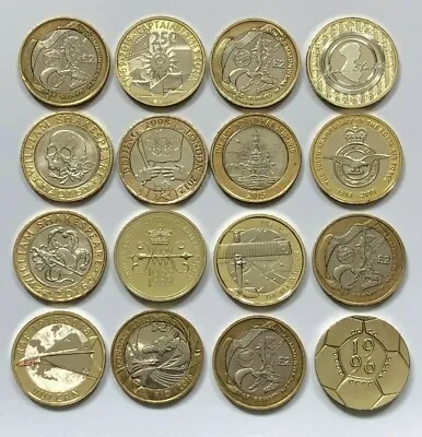 £53.99 • Buy £2 Pound Coins Rare William Shakespeare Olympic Isle Of Man Commonwealth Bible