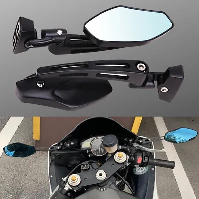 Pair Racing Rearview Mirrors For Yamaha FZ1 FZR YZF 600 R R1 R6 R6S 1000 NEW • $38.29