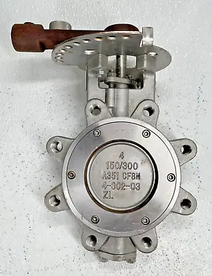 High Performance Butterfly Valve Full Stainless Steel 4  Class 150 Lug Style • $914.12