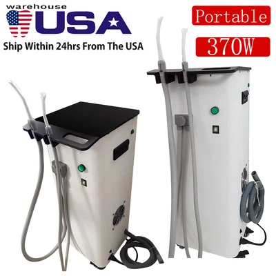 $805.99 • Buy 370W Portable Dental Delivery Vacuum Suction Unit High Vacuum Pump Aspirator USA