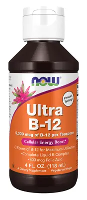 £16.99 • Buy NOW Foods Vitamin B-12 Ultra Energy Supprt, Liquid - 118 Ml FREE P&P
