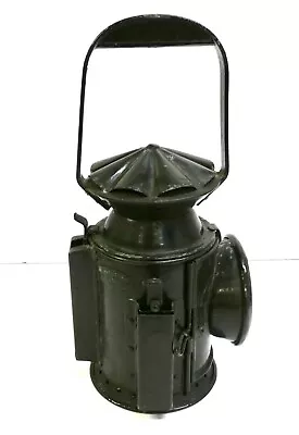 WWII Army Railway Lamp Dated 1941 Militaria Lantern • £74.95