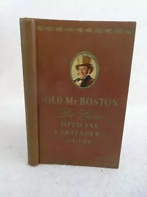 OLD MR. BOSTON OFFICIAL BARTENDER'S GUIDE Mr. Boston Distiller 1957 Reprint • $18.95