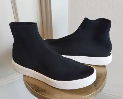 $34.99 • Buy Zara Men's Sock Shoes Sneakers Black High Top Shoes Sz 42