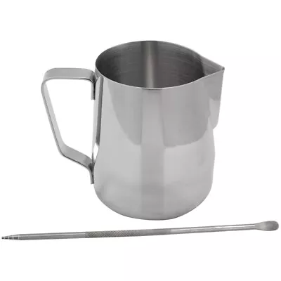 $13.96 • Buy Milk Frothing Pitcher 350Ml (12Oz)Steaming Pitchers Stainless Steel Milk Coffeh