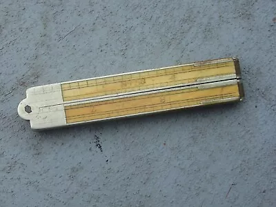 Antique Vintage EM Chapin 58 Folding Rule Ruler Tool • $52