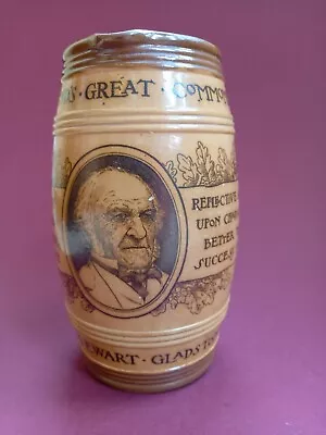 £24 • Buy Antique Doulton Lambeth Stoneware William Gladstone Commemorative Jug 1809-1898