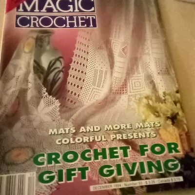 Magic Crochet Craft Magazine December 1994 • $6.95