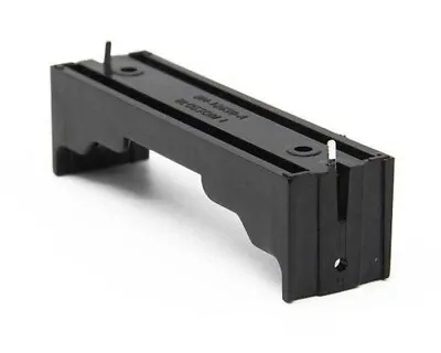 Plastic Through Hole 18650 Lithium Battery Single Cell Holder Case Terminal Slot • £2.25