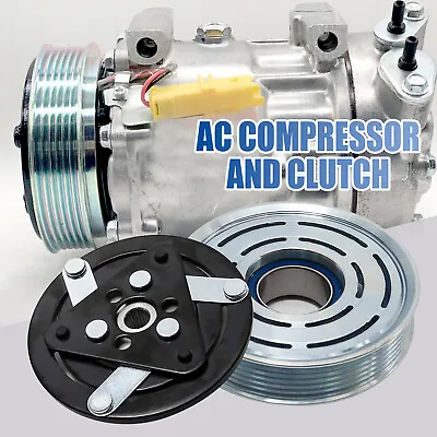 A/C Compressor & Clutch Kit For 2008-2013 Mini Cooper 4 Cyl 1.6L SD6V12 • $49.79