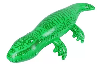 90cm Inflatable Crocodile Kids Reusable Beach Pool Toy Fancy Dress Prop H384 UK • £4.64