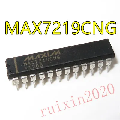 Ic Max7219cng Max7219 Dip-24 Driver Led Display 8dgt New Good Quality#r2020 • $1.02