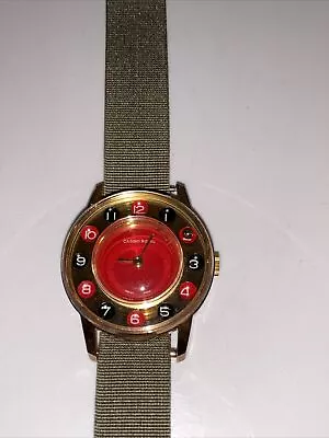 Vintage 1970s Casino Royal Roulette Watch Swiss Made Manual Wind Working Great! • $139