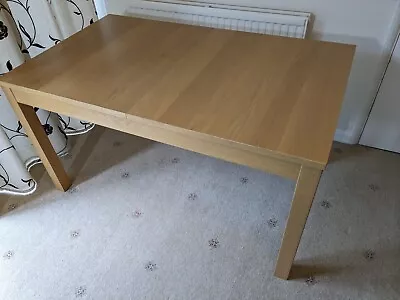 IKEA Bjursta Large Oak Extending Dining Table Seats Up To 10 • £40