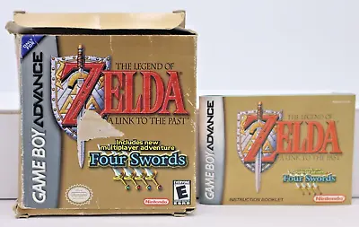 Legend Of Zelda: A Link To The Past Four Swords [GameBoy Advance] *BOX & MANUAL* • $44.99