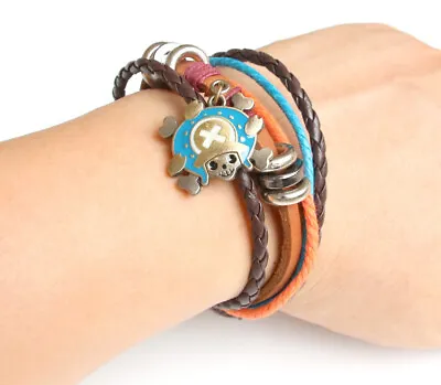 Anime One Piece Chopper Vintage Bracelet Pendant Wristband Cosplay Birthday Gift • $4.44