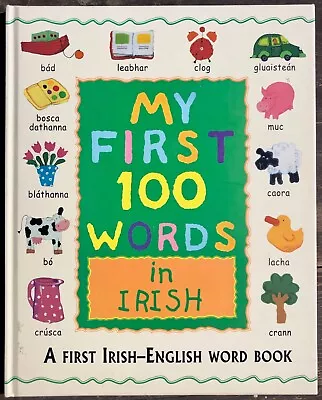 My First 100 Words In Irish C2004 Very Good Hardcover Parragon Publishing • $5.06