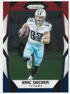 Eric Decker 2017 Panini Prizm Red White Blue #112 Tennessee Titans NFL Football • $2.95